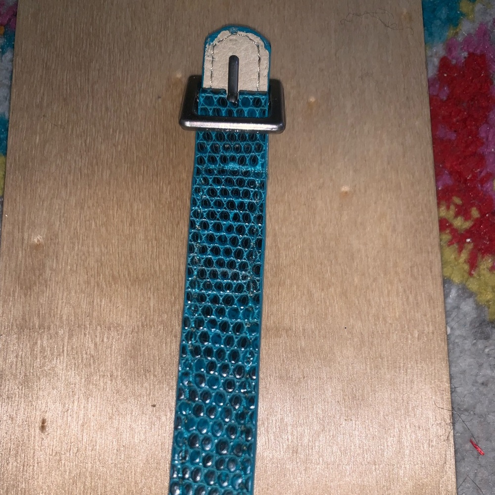 Python Cuff Bracelet with Buckle - Picture 3 of 5